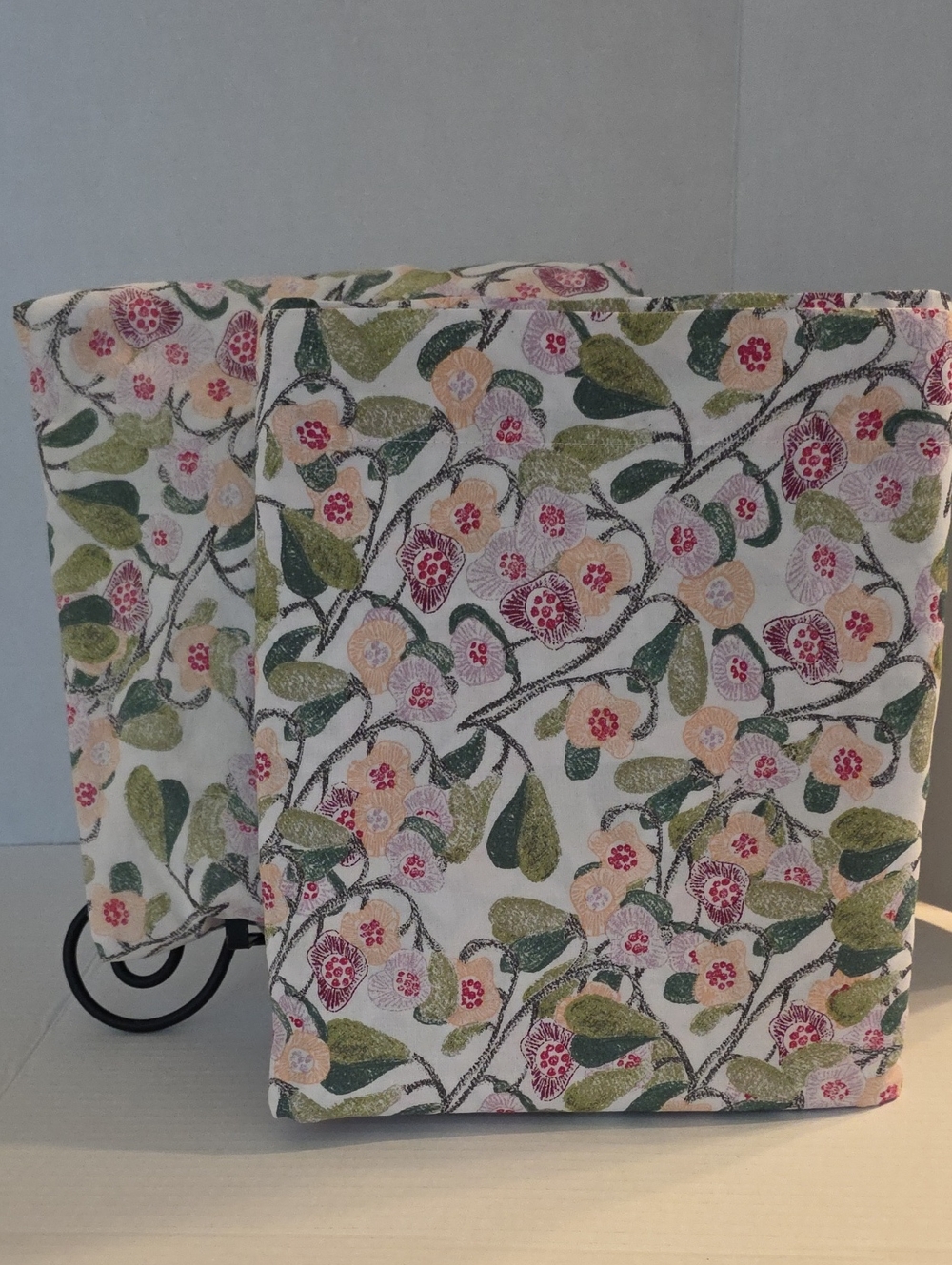Opalhouse Jungalow Autumn Blossom Floral Pink Greens Vines Cotton Twin Sheet Set